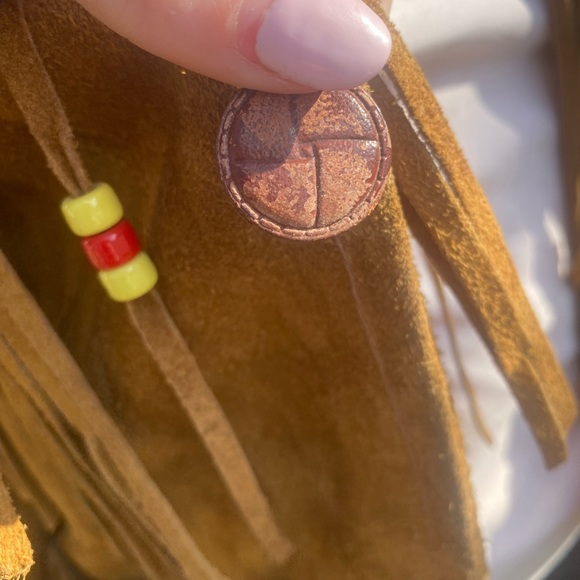 •Vintage• Suede Fringe Hippie/ Native American Jacket 1950’s-1970’s - Picture 9 of 12